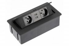 ELLIE SOFT, 2x230V, 2xUSB