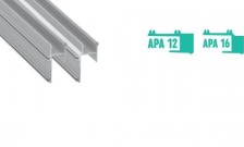 Hliníkový profil stropní APA12/16