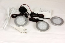 LED BODOVKY SET 3 (ŠEDÁ), 12V, 3x1, 8W